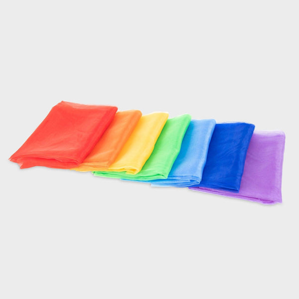 Rainbow Organza Fabric