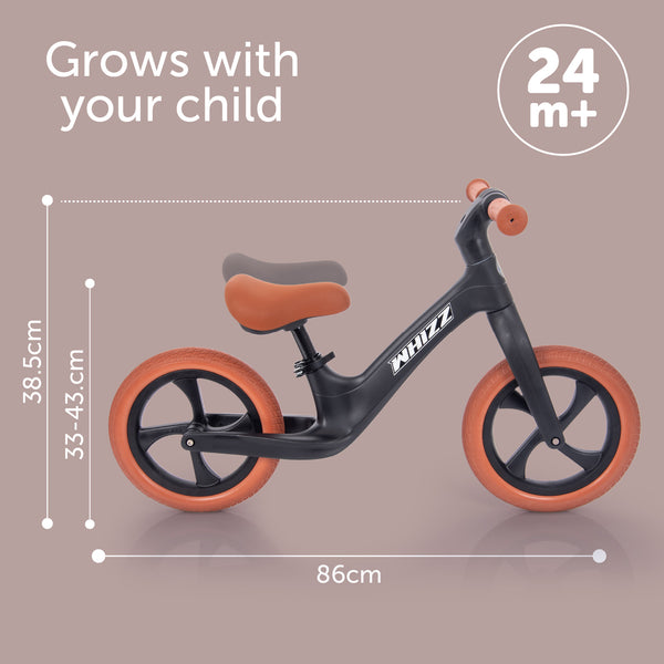 Whizz Balance Bike - Black