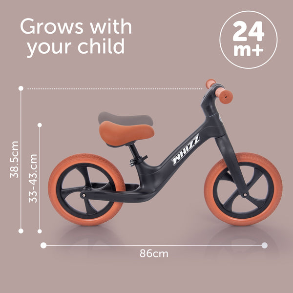 Whizz Balance Bike - Black