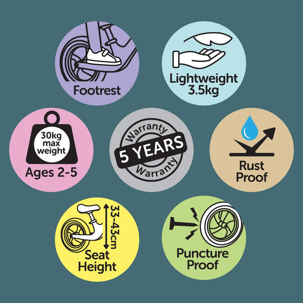 Whizz Balance Bike - Green