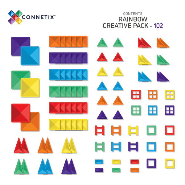 Rainbow Creative Pack (102 pcs)