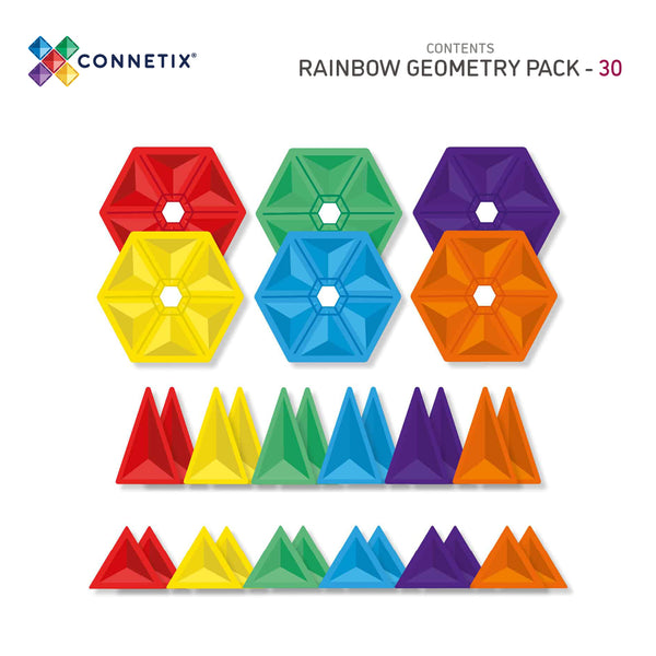 Rainbow Geometry Pack (30 pcs)