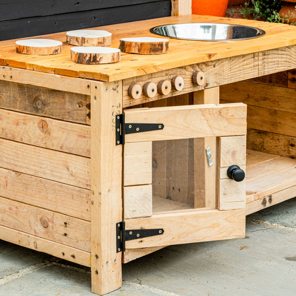 Wooden Mud Kitchen & Sand Tray