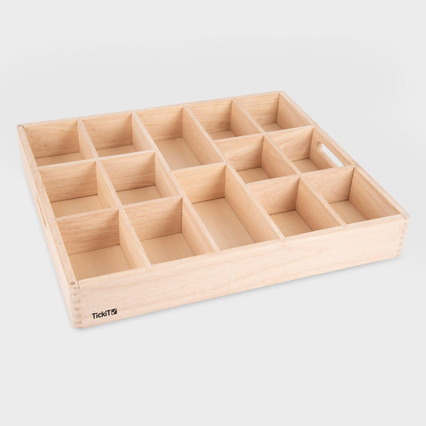 Wooden Treasures Super Set + Wooden Sorting Tray (14-Way)