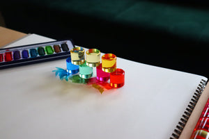 Mindfulness Through Creative Play with the tickit Gem Cube and Circle Mirror Trays