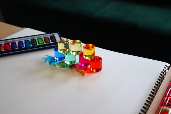 Mindfulness Through Creative Play with the tickit Gem Cube and Circle Mirror Trays