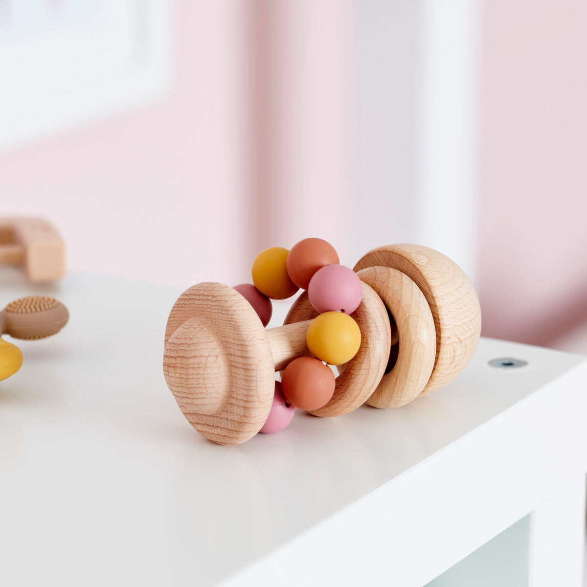 Bead Rattle SiliSoft® Bead Rattle (Earth) – tickit®