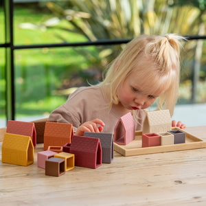 SiliSoft® Village Blocks (Earth)