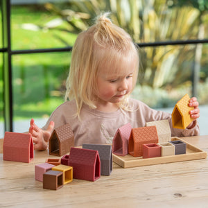 SiliSoft® Village Blocks (Earth)