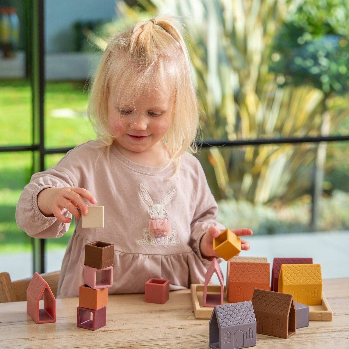 SiliSoft® Village Blocks (Earth) – tickit®
