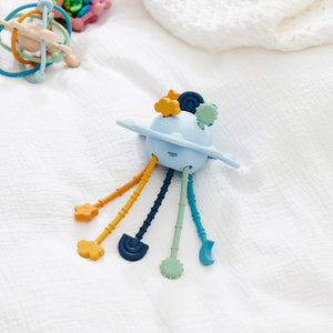 Silisoft Zip Pull Toy (Neutral)