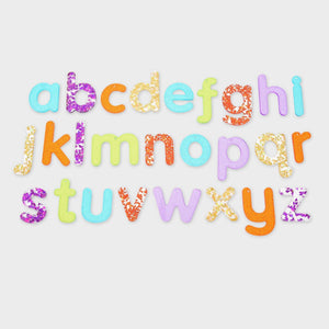 Rainbow Glitter Letters