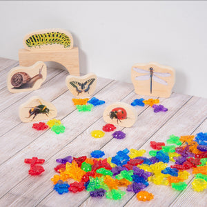 Translucent Colour Bugs - Pack of 96