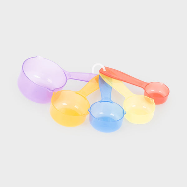 Translucent Colour Measuring Cups - Pack of 5