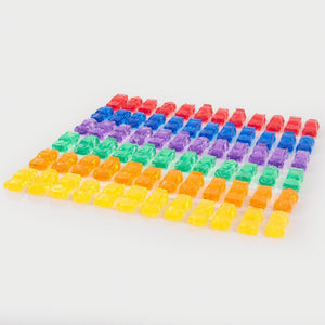 Translucent Colour Cars - Pack of 72