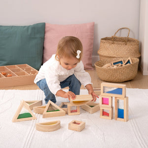 Sensory Blocks & Large Mirror Block Set