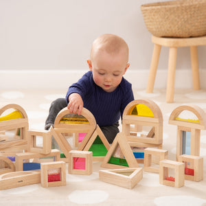 Sensory Blocks & Large Mirror Block Set