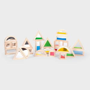 Sensory Blocks & Large Mirror Block Set
