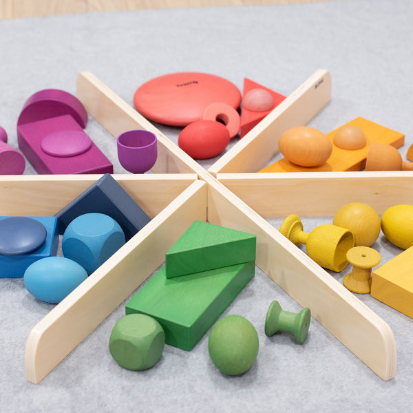 Sensory Mood Discovery Table & Wooden Divider Set