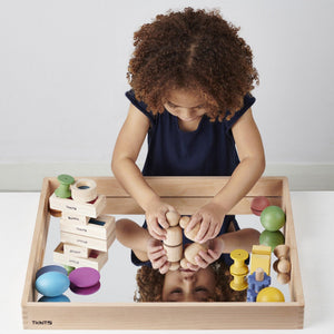 Wooden Mirror Tray