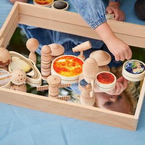 Wooden Solar System Discs