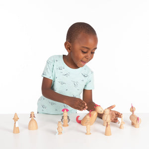 Wooden Enchanted Figures