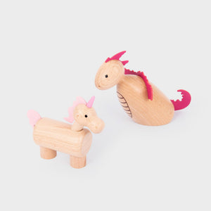 Wooden Enchanted Figures