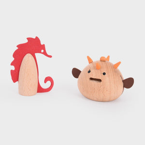 Wooden Sea Creatures