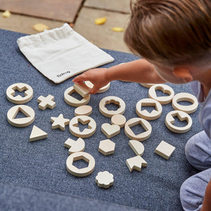 Inside Outside Wooden Shapes
