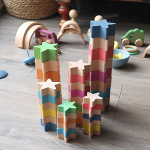 Natural Wooden Stars