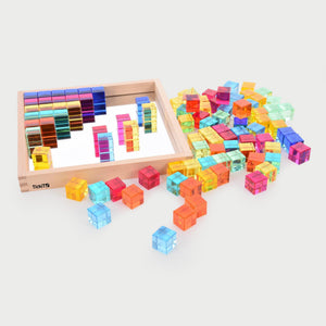 Gem Cube Mirror Tray - 100 Gems