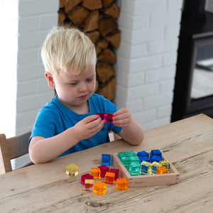 Gem Cube Mirror Tray - 25 Gems