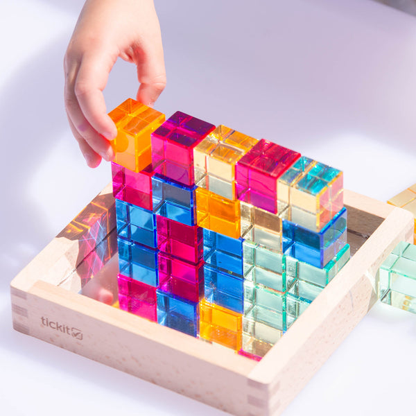 Gem Cube Mirror Tray