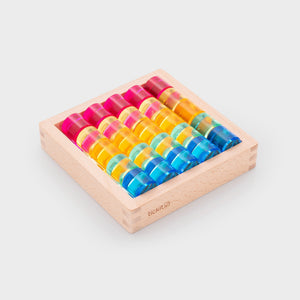 Gem Circle Mirror Tray - 25 Gems