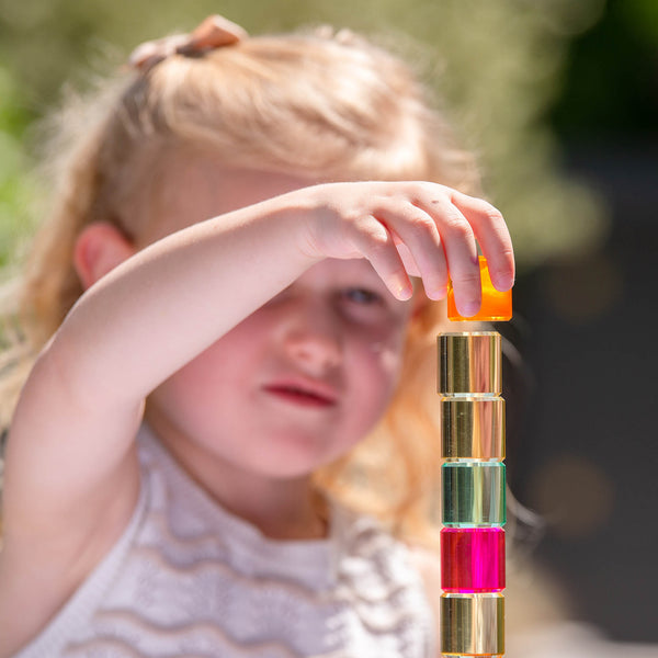 Gem Circle Mirror Tray
