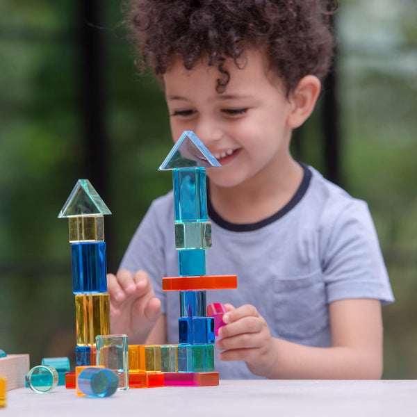 Gem Building Shapes Mirror Tray