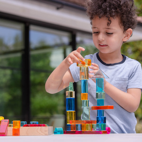 Gem Building Shapes Mirror Tray
