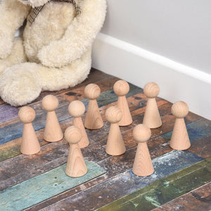 Natural Wooden Figures