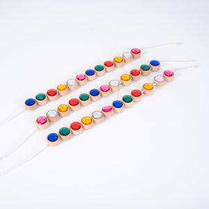 Wooden Lacing Jewels