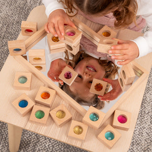 Wooden Kaleidoscope Blocks