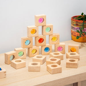 Wooden Kaleidoscope Blocks