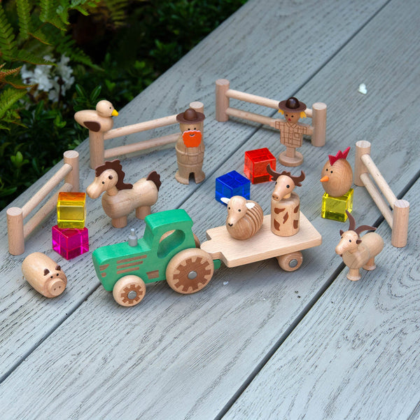 Wooden Farm Set