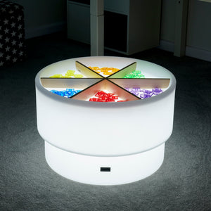 Discovery Glow Table & Wooden Divider Set