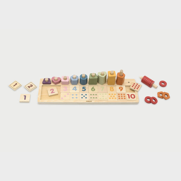 Wooden Count & Match Board