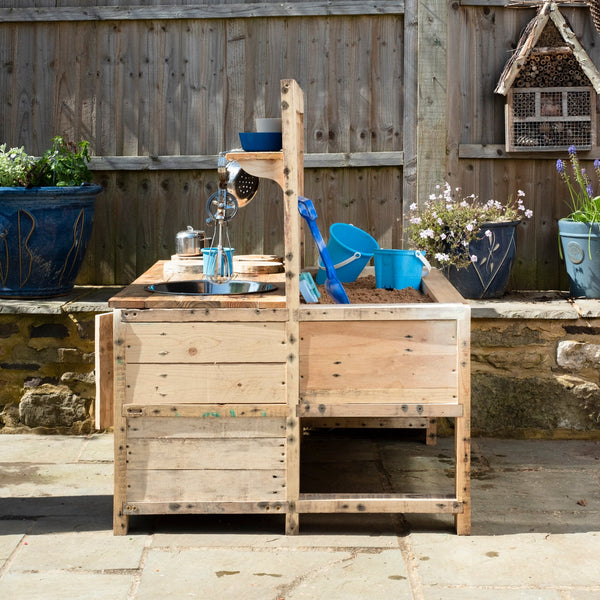 Wooden Mud Kitchen & Sand Tray