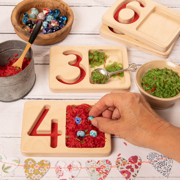 Number Trays 1 - 9