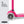 Micro Maxi Dulexe LED Scooter - Pink