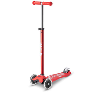 Micro Maxi Dulexe LED Scooter - Red