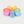 Rainbow Wooden Eggs
