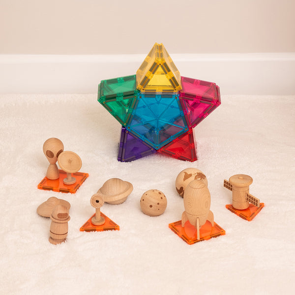 Wooden Space Adventure & Light Star Pack